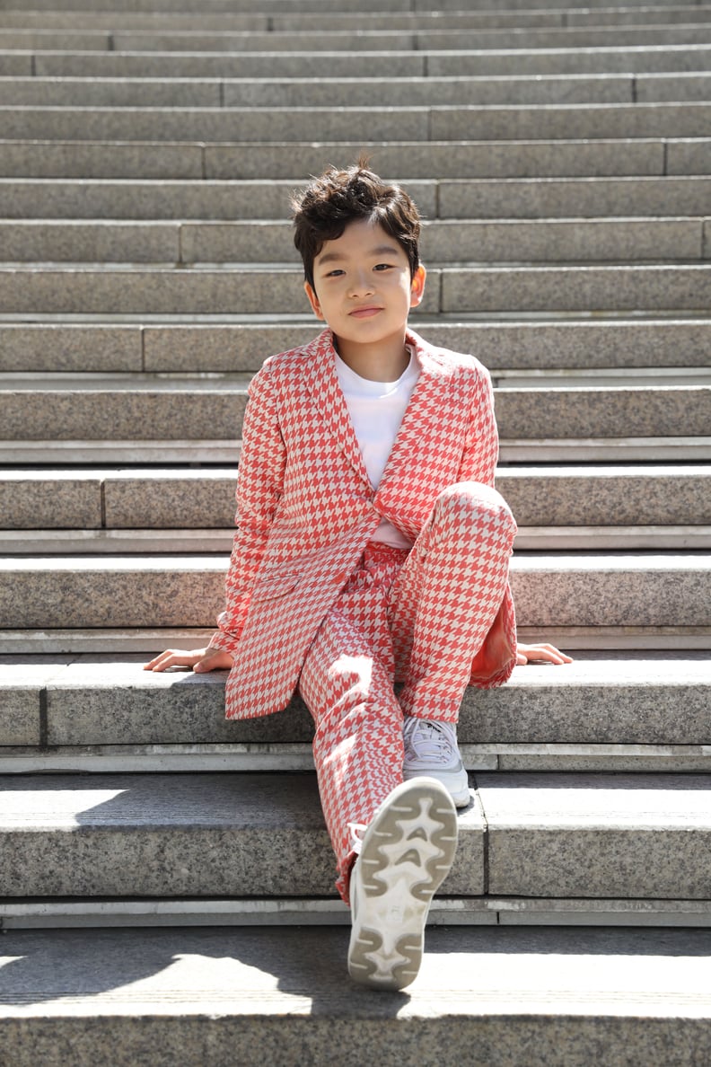 You Better Believe We'll Be Styling Our Printed Suits With White Sneakers From Now On