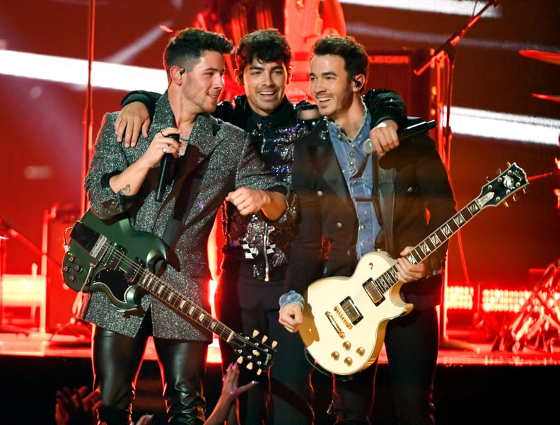 The Jonas Brothers on Stage at the Billboard Music Awards For Their Performance