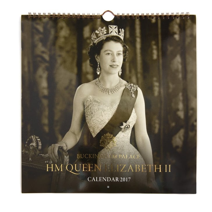 Queen Elizabeth II Calendar 2017 ($11) Home Gifts For Royal Family