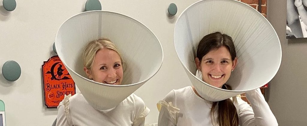 Moms Dress Up as Spectra Breast Pump Flanges For Halloween