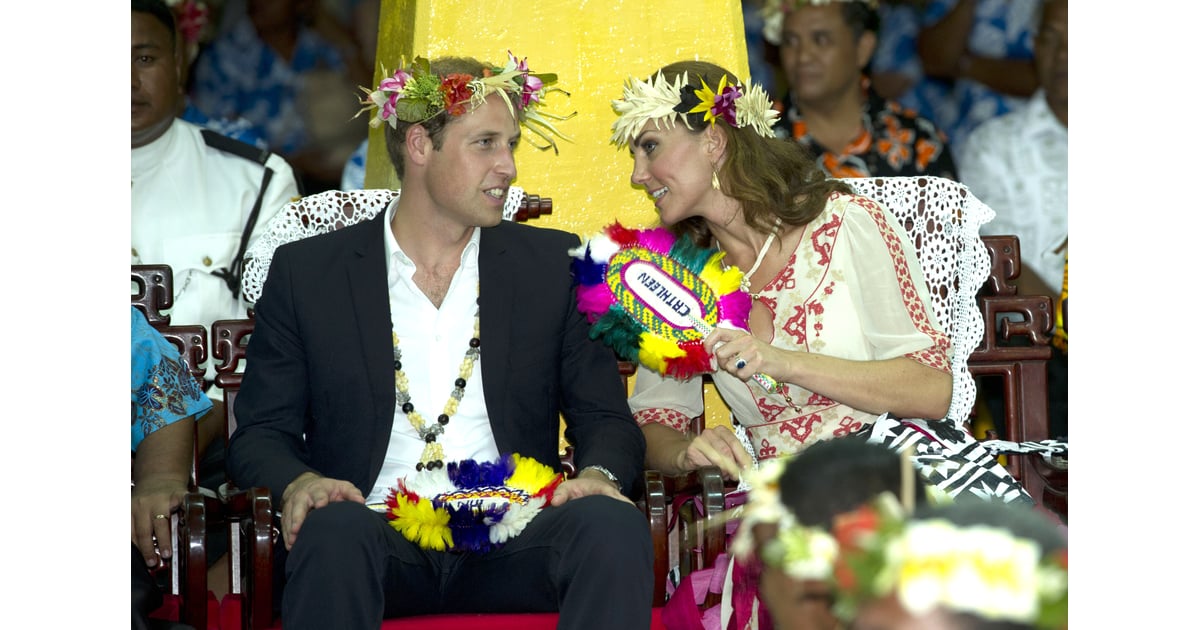 Prince William And Kate Shared A Private Moment In Tuvalu During