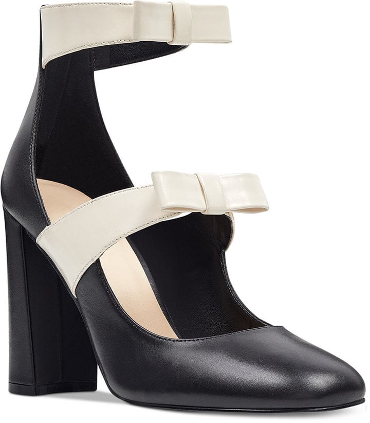 nine west booties block heel