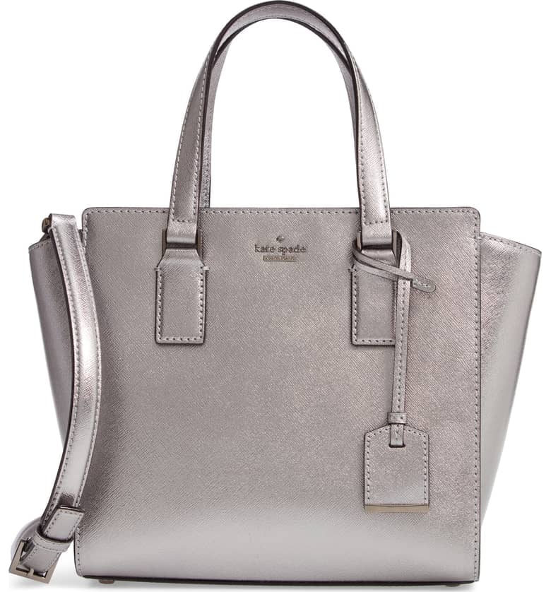 Kate Spade New York Cameron Street Small Hayden Metallic Satchel