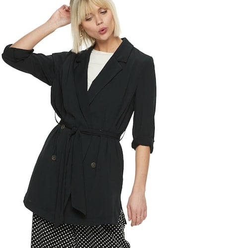 Women's POPSUGAR Belted-Waist Jacket