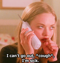 "I'm feeling off. I think I have a stomach flu."