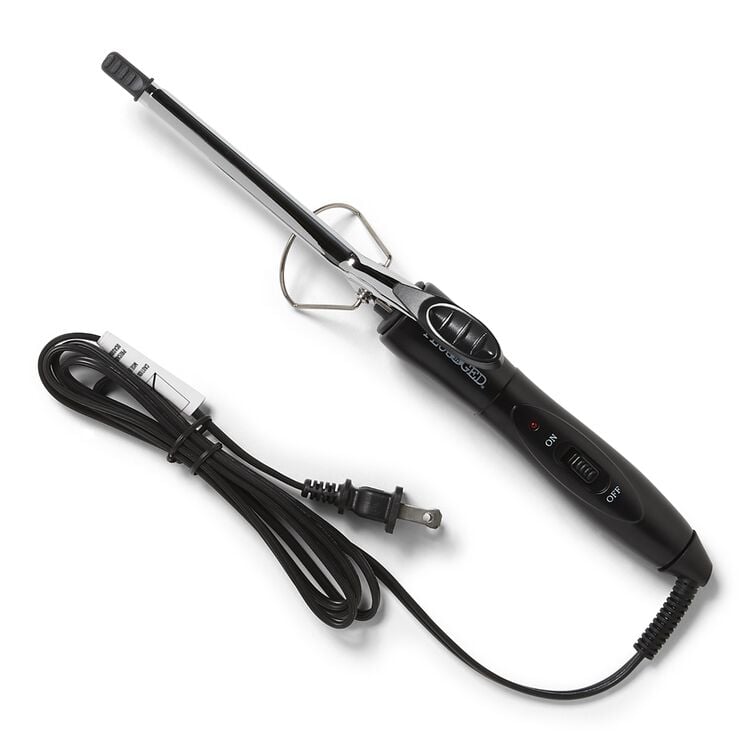 Plugged In HeatMaster Chrome 3/8 Inch Curling Iron