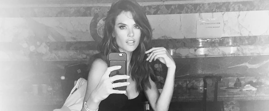 Alessandra Ambrosio's Victoria's Secret Holiday 2016 Selfie