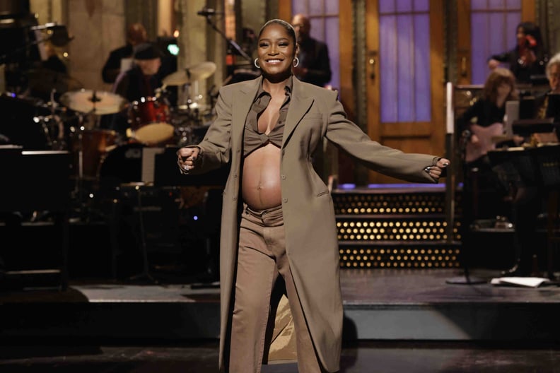 Keke Palmer Reveals She's Pregnant on "SNL"