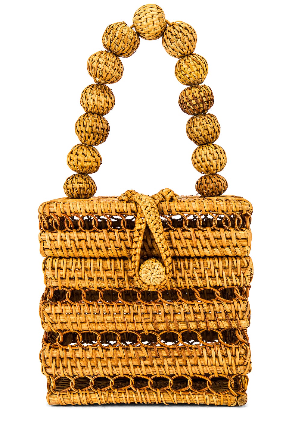 Cult gaia deals rattan bag