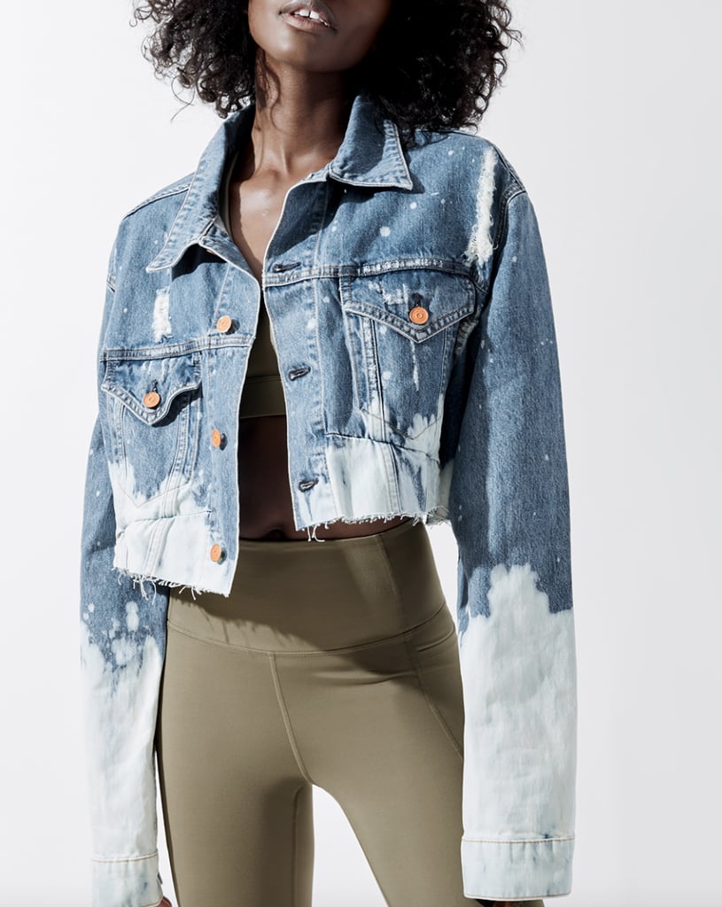 La Detresse Acid Wash Crop Jacket