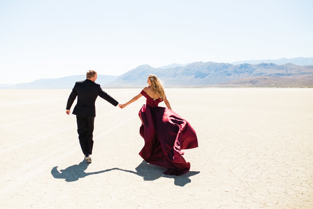 Sexy Desert Engagement Photo Shoot