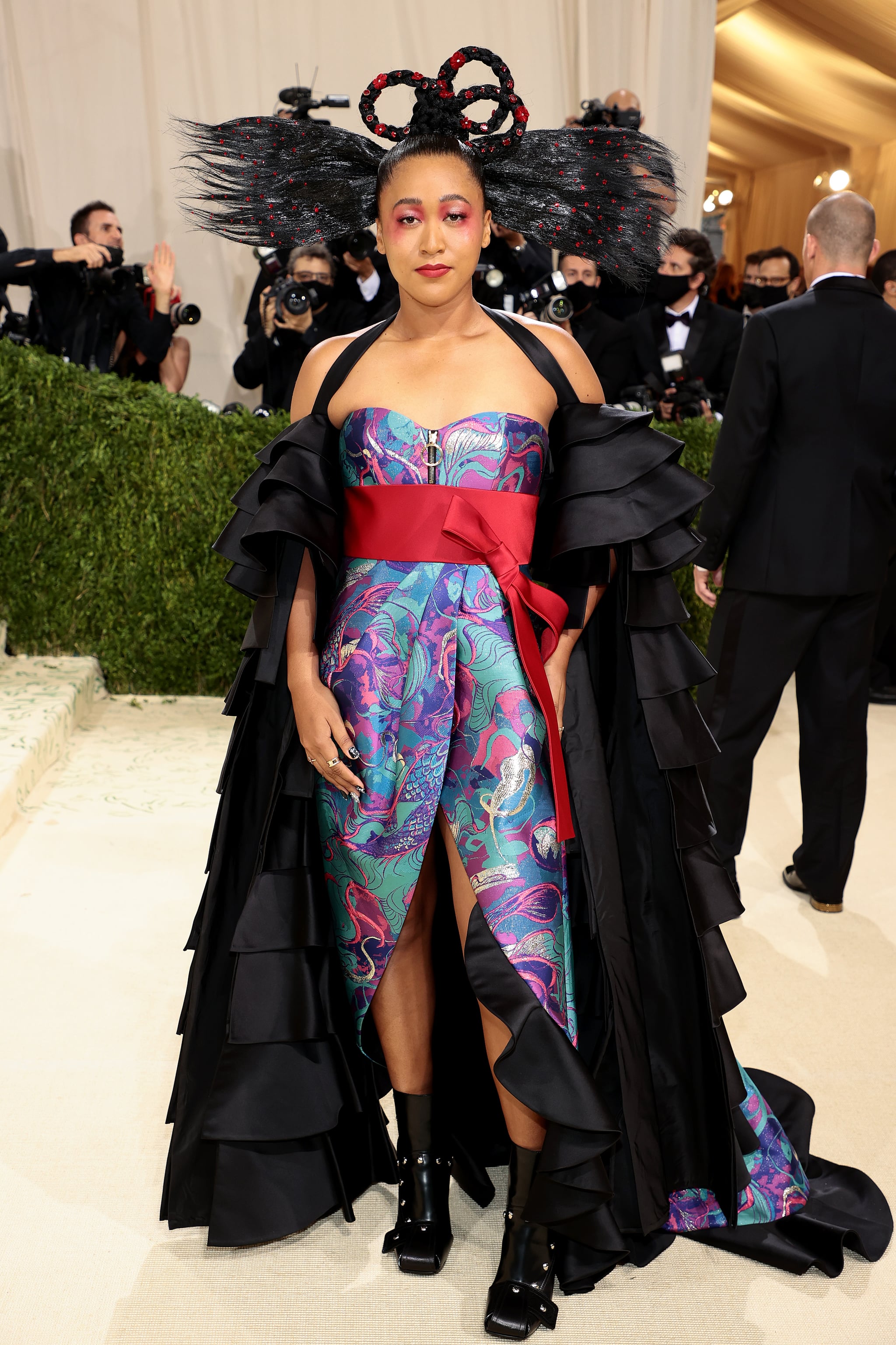 Naomi Osaka's Louis Vuitton Dress, Met Gala 2021