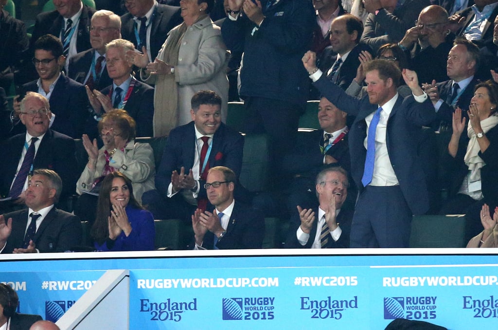 Prince William and Kate Middleton at Rugby World Cup 2015