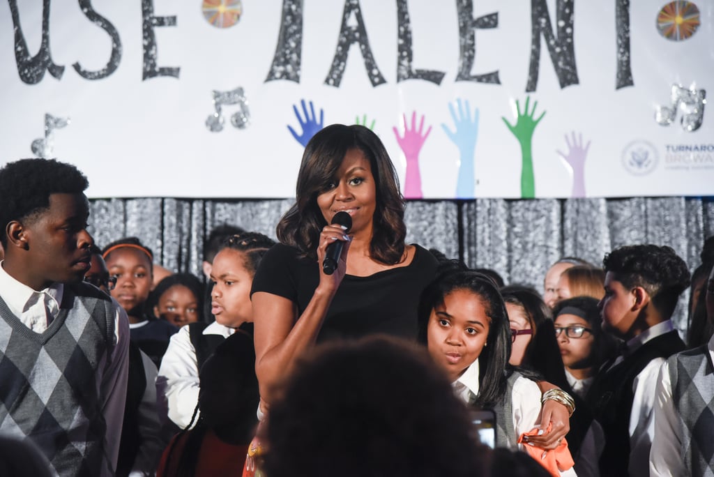 Michelle Obama With Kids at White House Talent Show 2016