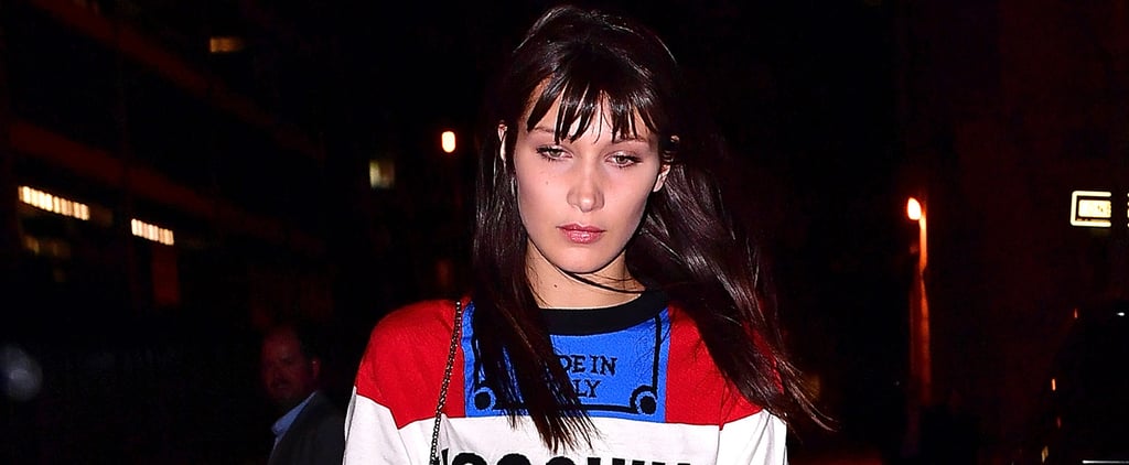 Bella Hadid Moschino Sweater at Kate Upton's Birthday 2016