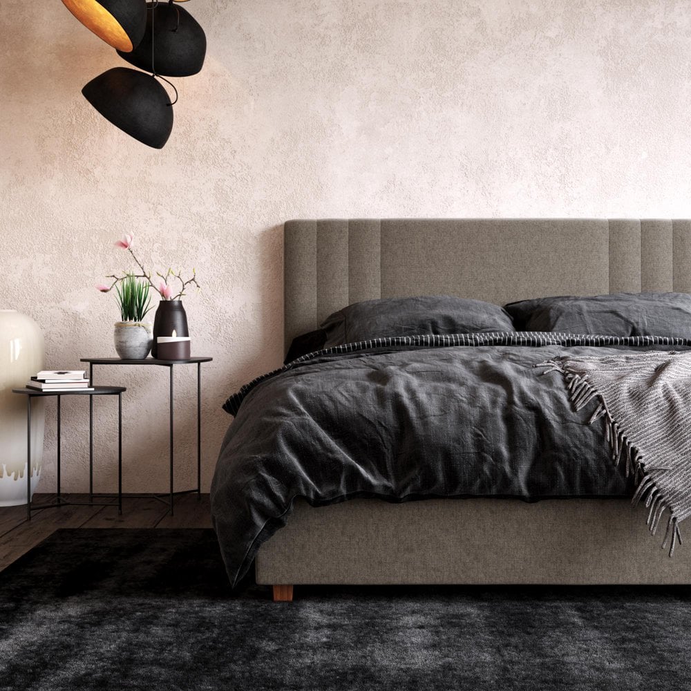 Queer Eye Charis Modern Upholstered Bed Shh Walmart s New Queer