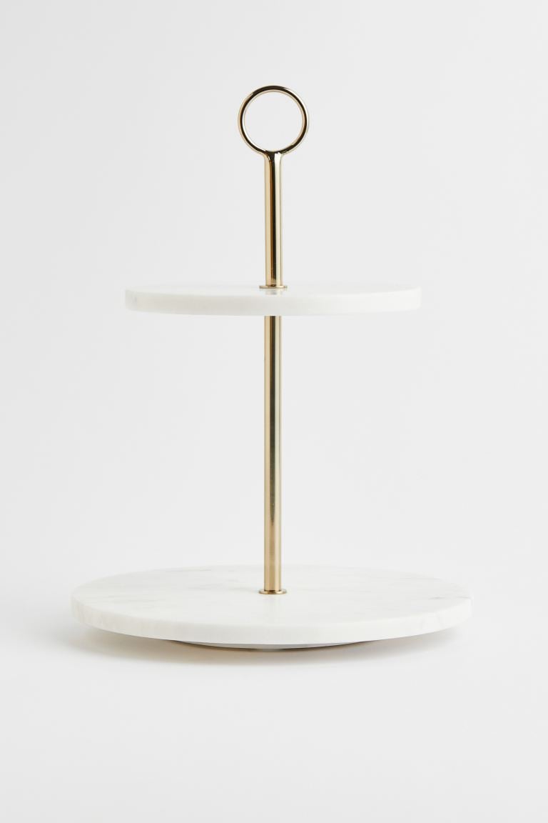 A Marble Cake Stand From the H&M Home Holiday Collection