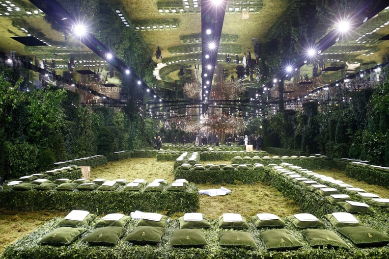 The Runway Was Transformed Into a Secret Garden