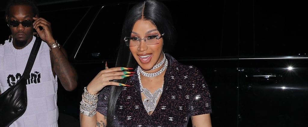 Leave It to Cardi B to Wear the Ultimate Luxury Leggings on Her Birthday — Yes, They're Chanel