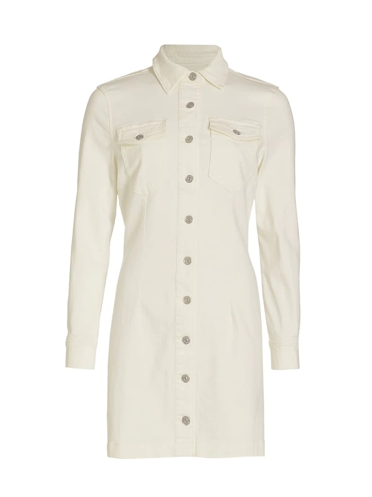 7 For All Mankind Stretch-Denim Shirtdress