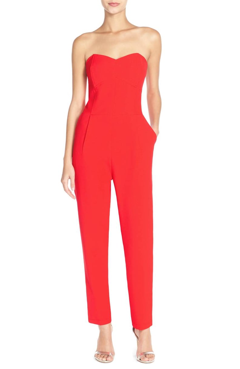 Adelyn Rae Strapless Jumpsuit