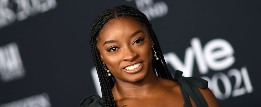 Simone Biles Celebrates Her Birthday in a Halter Dress