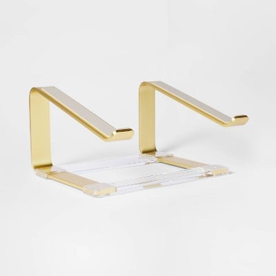 Threshold Acrylic Laptop Riser in Gold