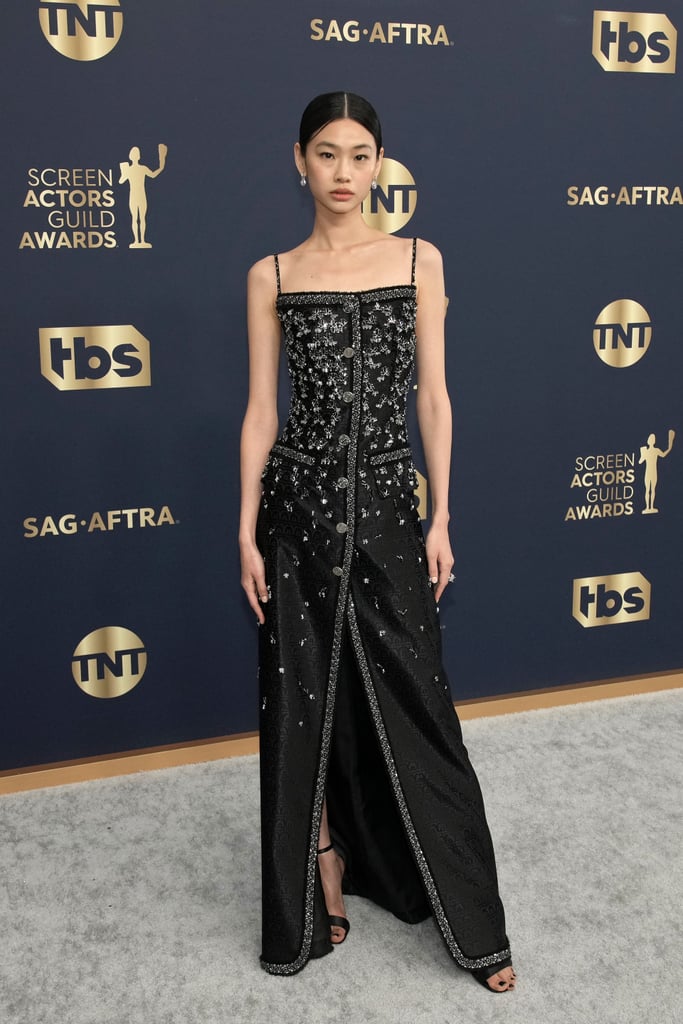 HoYeon Jung's Hidden Hair Detail at the 2022 SAG Awards