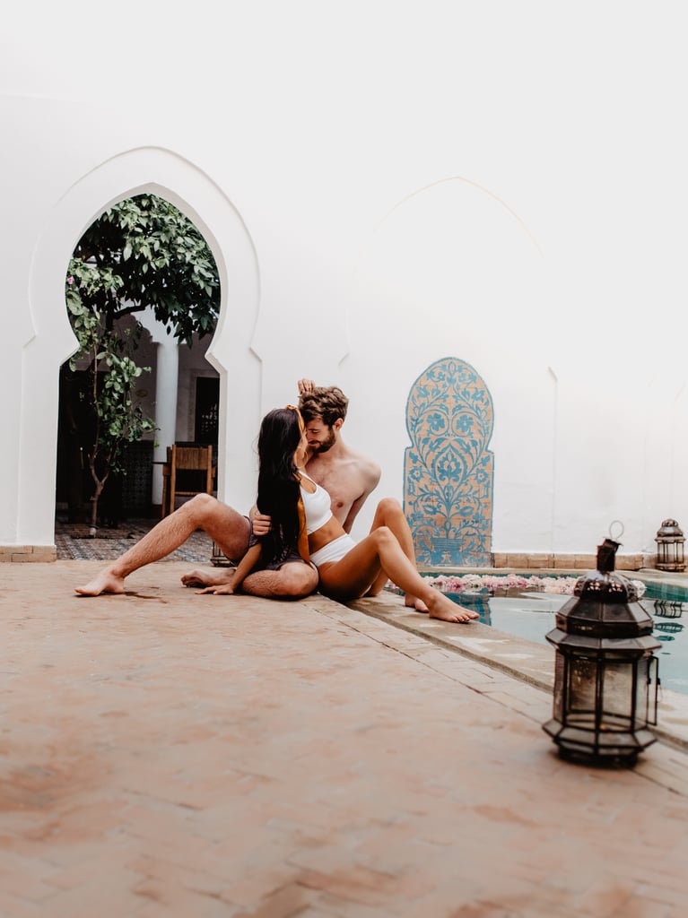 Sexy Moroccan Pool Couples Photo Shoot