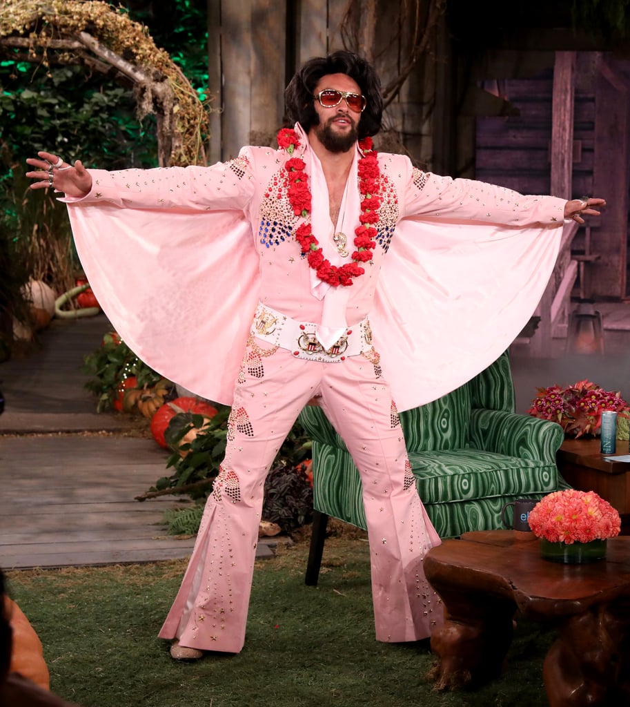 Jason Momoa's Elvis Halloween Costume on The Ellen Show