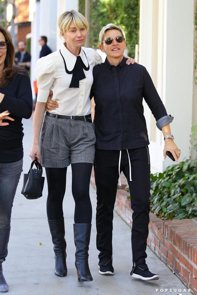 Cute Portia de Rossi and Ellen DeGeneres Pictures