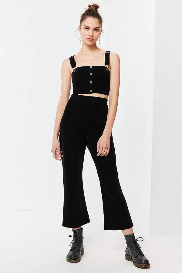 Corduroy Cropped Flare Pant