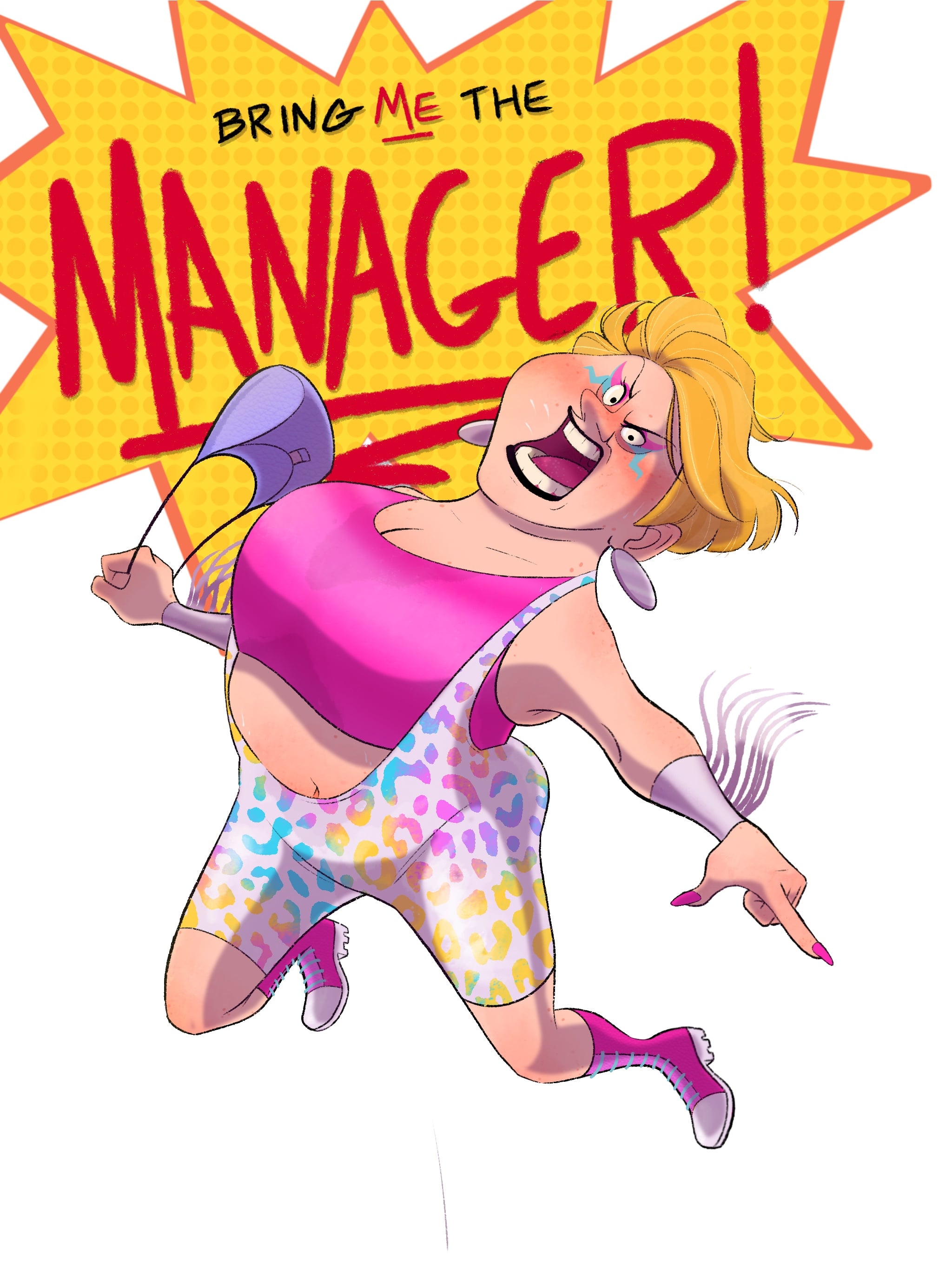 A Karen Dressed as a Pro Wrestler Drawing | This TikTok Artist Mashes Your  Favorite Cartoon Characters Into Hilarious 