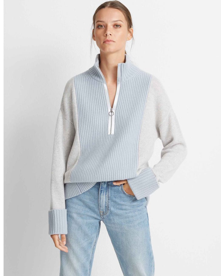 Club Monaco Quarter-Zip Cashmere 