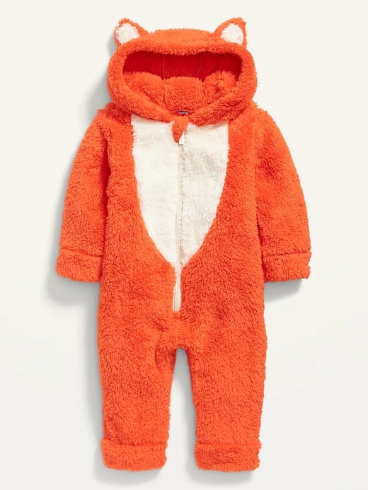 Old Navy Unisex Fox-Critter Sherpa One-Piece for Baby