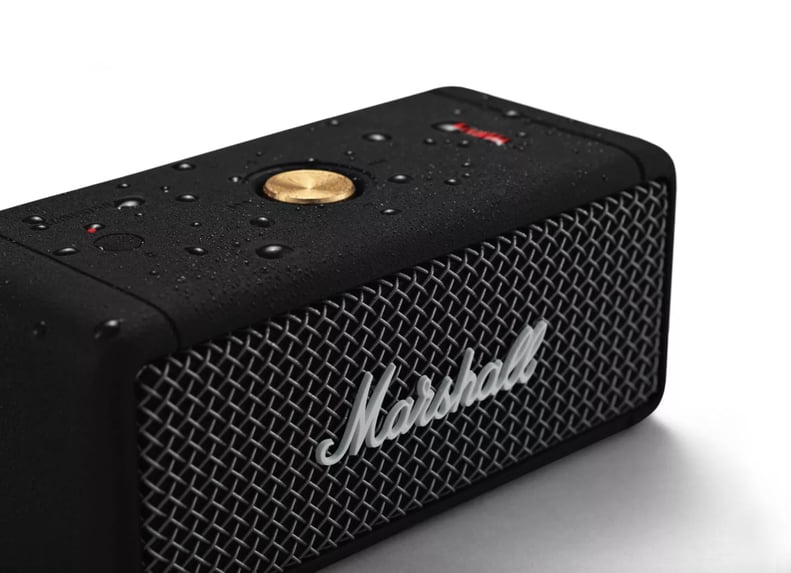 Best Splurge-Worthy Portable Speaker: Marshall Emberton Bluetooth Speaker