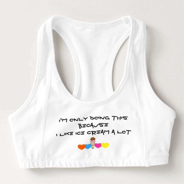 Ice Cream Sports Bra Ice Cream Sports Bra