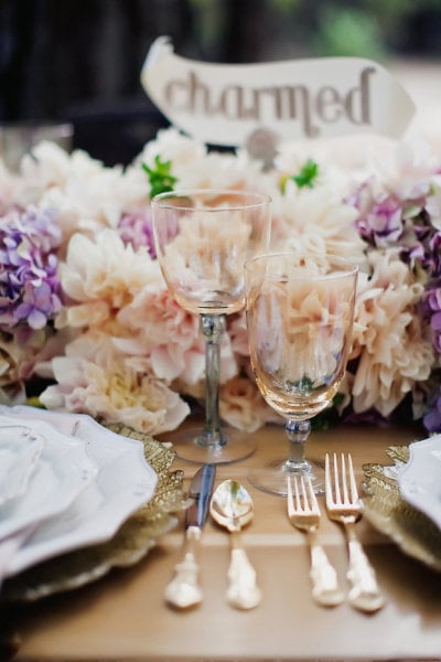 Golden Storybook Tablescape