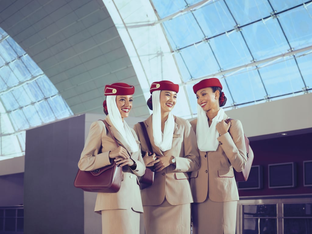 Befriend the flight attendants