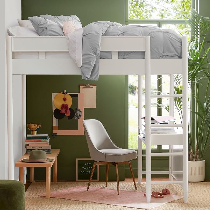 Best Full-Size Loft Bed: Mid-Century Loft Bed