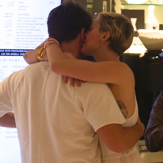 Miley Cyrus and Patrick Schwarzenegger at Art Basel 2014