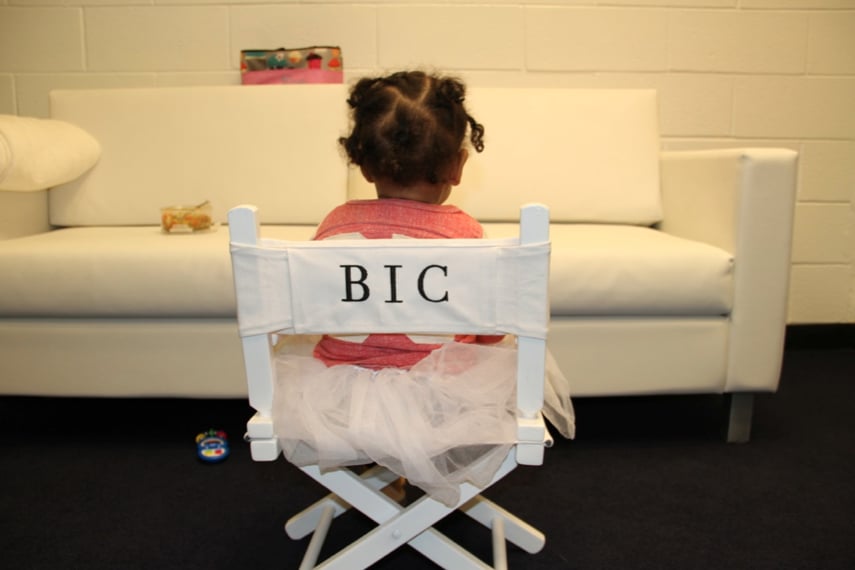 Blue sat in her personalized "BIC" chair backstage during Beyoncé's Mrs. Carter Show tour.
Source: Beyoncé on Tumblr
Blue sat in her personalized "BIC" chair backstage during Beyoncé's Mrs. Carter Show tour.
Source: Beyoncé on Tumblr