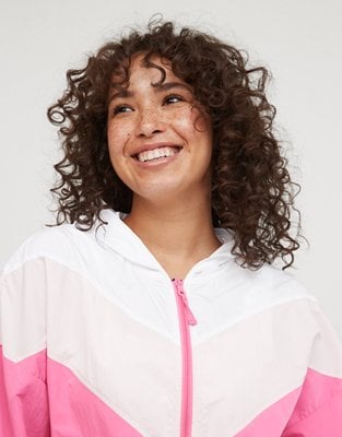 Aerie Offline Nylon Colorblock Windbreaker