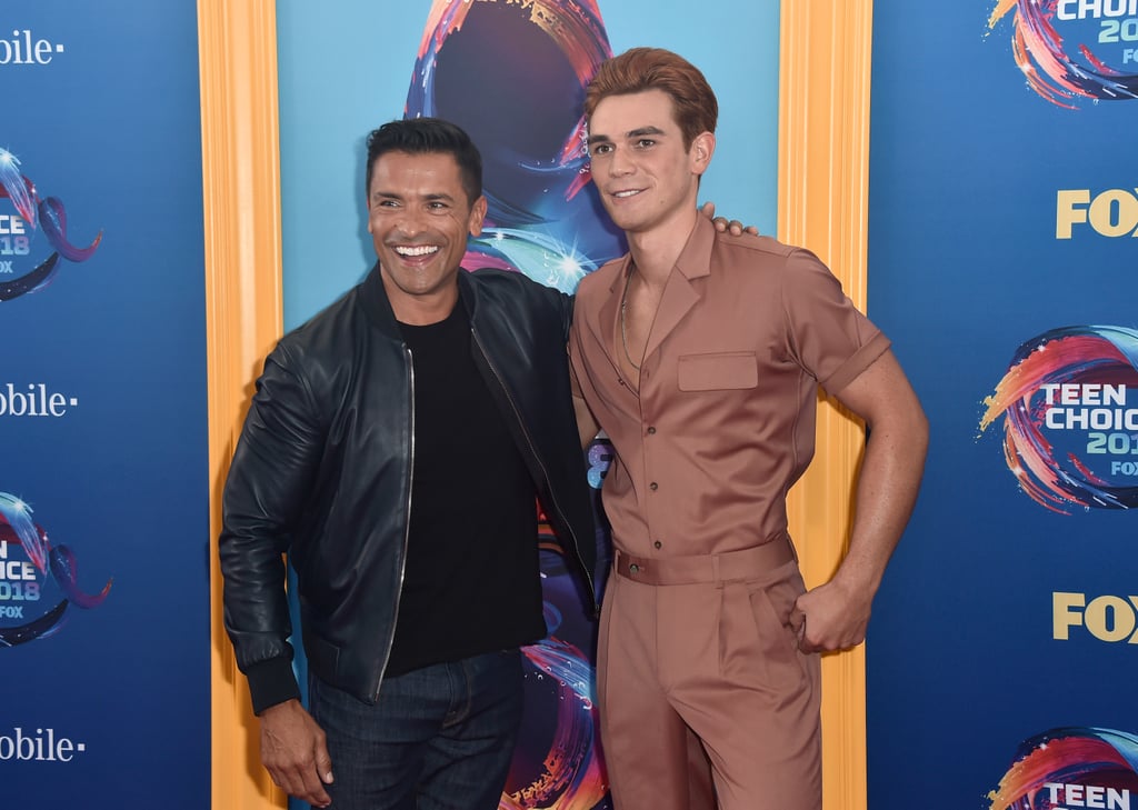 Mark Consuelos and KJ Apa