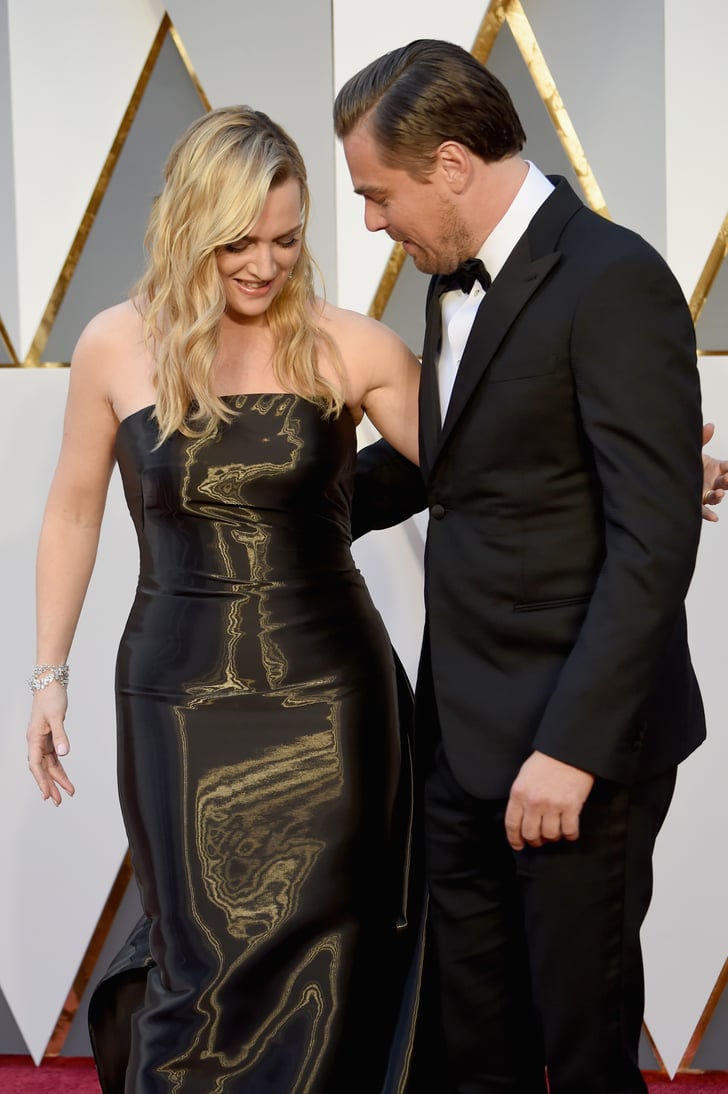 Leonardo DiCaprio and Kate Winslet at the Oscars 2016 ...