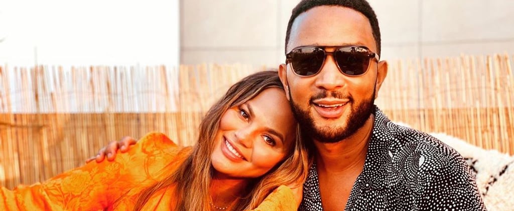 Chrissy Teigen and John Legend on Baby News in "Wild" Video