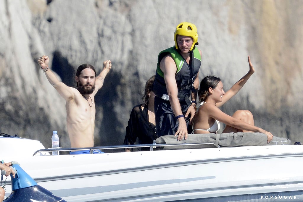 Jared Leto Shirtless in Capri, Italy | Pictures