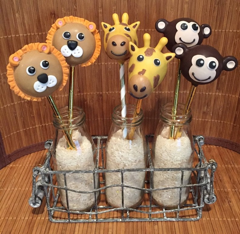 Zoo Animals Cake Pops