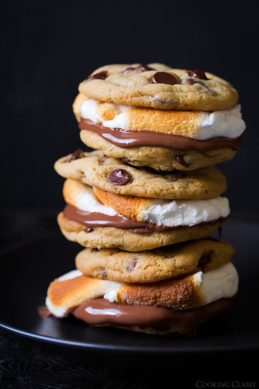 Chocolate Chip Cookie S'mores