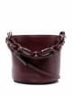 Red Valentino Minimaxi Chain-Strap Bucket Bag